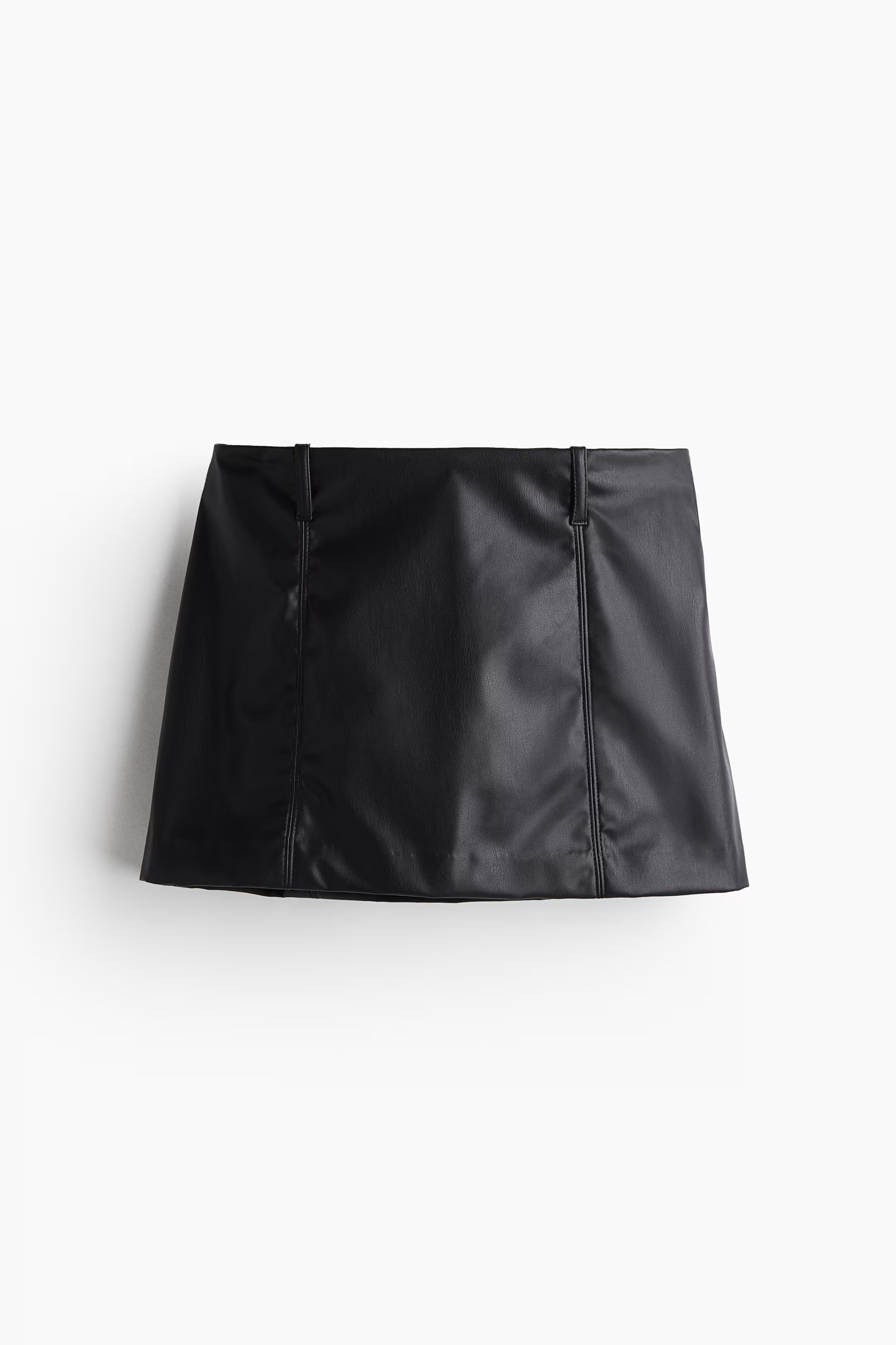 Minifalda evasé - Cintura estándar - Mini - Negro - MUJER | H&M ES | H&M (FR, IT, ES, PT, BE)