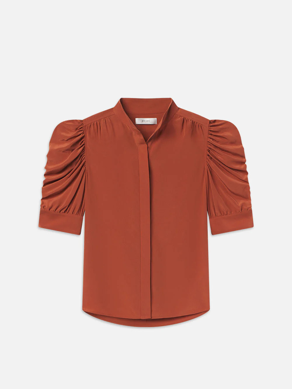 Gillian Top  in  Deep Rust | Frame Denim