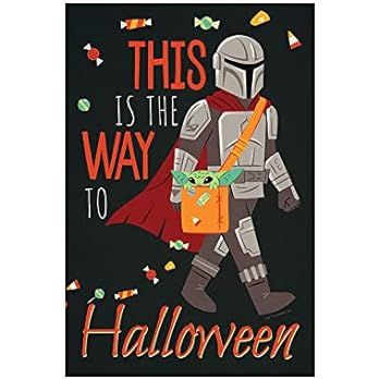 Flagology.com, STAR WARS, Star Wars™ Mandalorian This is the Way to Halloween – House Flag 28... | Amazon (US)