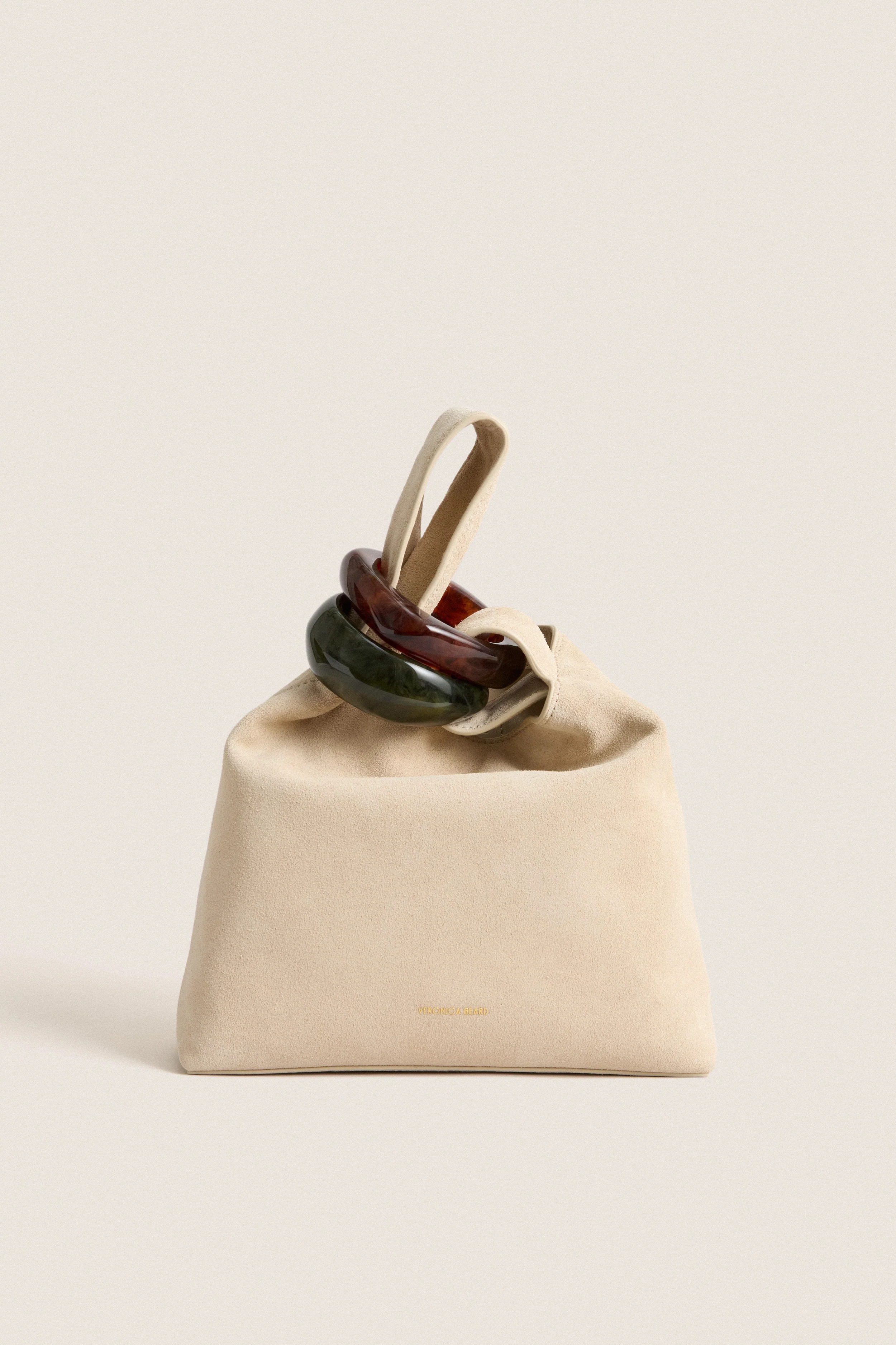Stone Khaki Suede Veronica Beard Swing Bag | Tuckernuck (US)