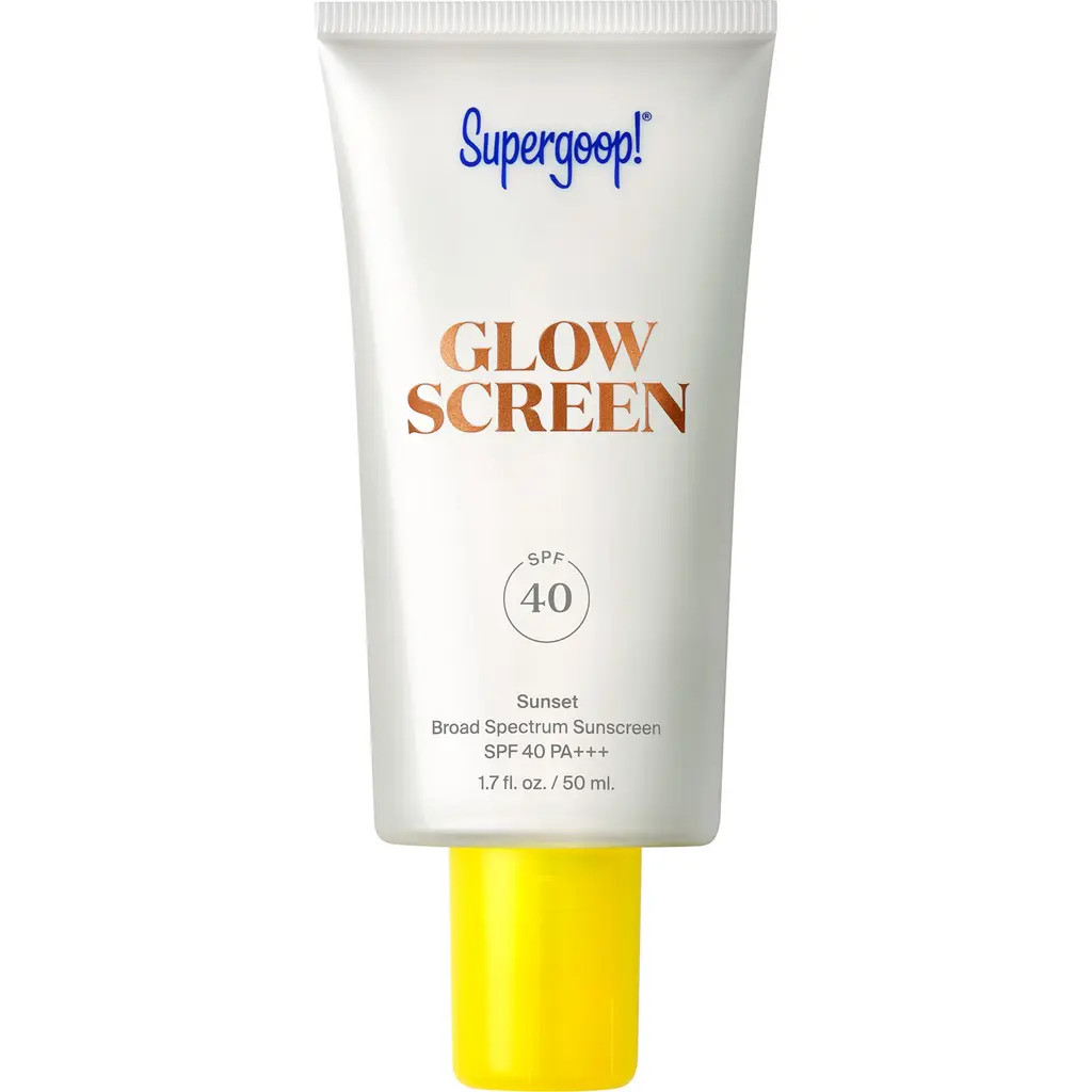 Supergoop!® Glowscreen Broad Spectrum Sunscreen SPF 40 in Sunset at Nordstrom, Size 1.7 Oz | Nordstrom