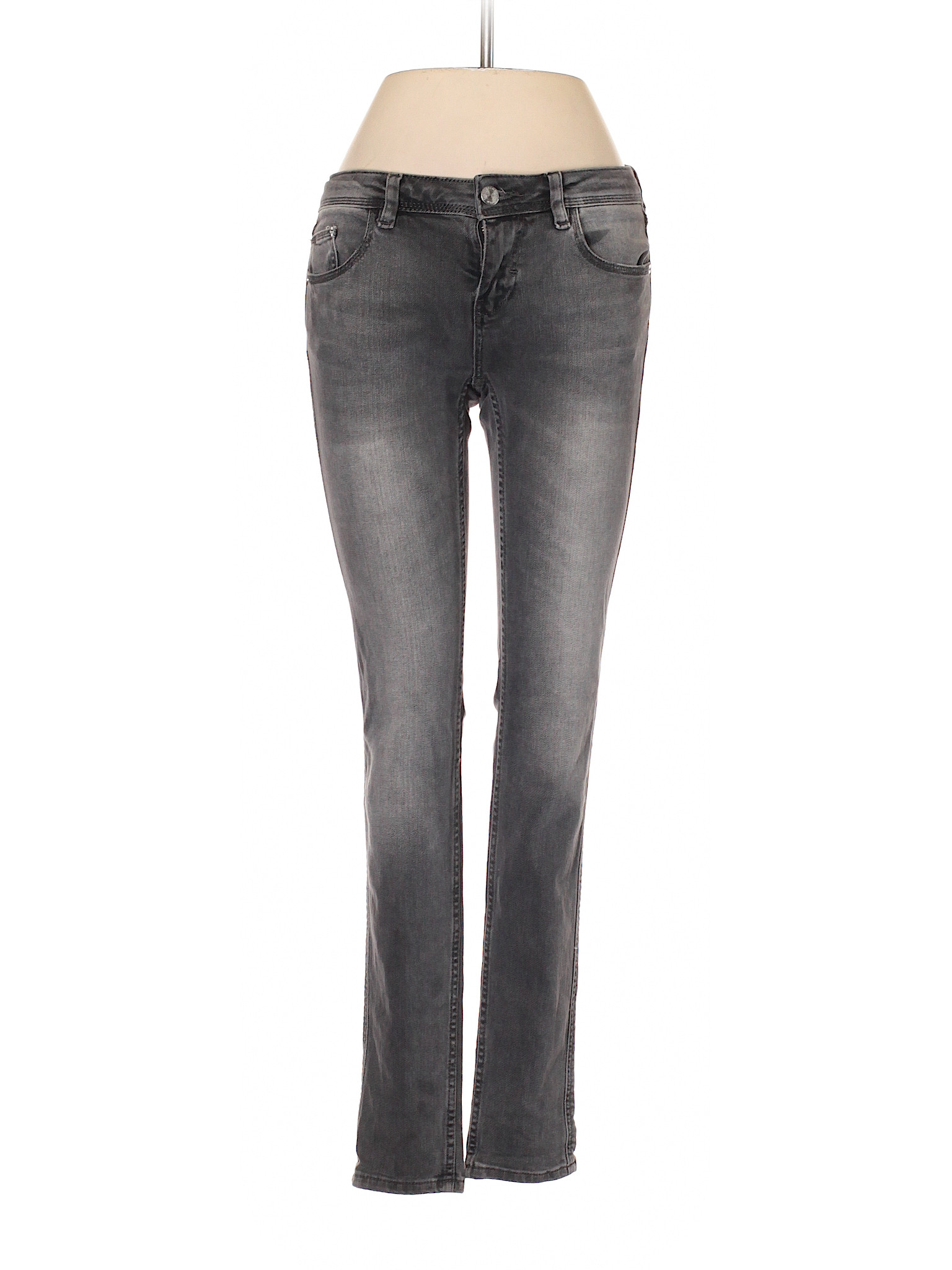 Zara Basic Jeans Size 2: Gray Women's Bottoms - 33056951 | thredUP