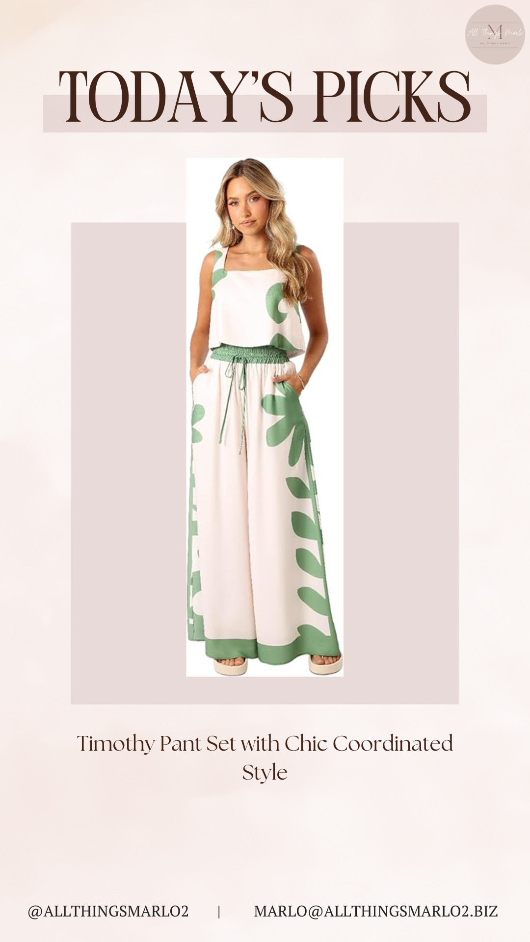 Timothy Pant Set with Chic Coordinated Style 

 #LTKootd #LTKWorkwear #LTKTravel