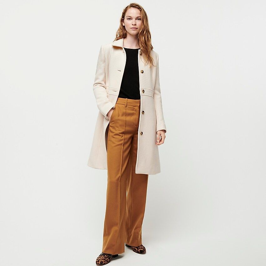 Classic lady day coat in Italian double-cloth wool with Thinsulate® | J.Crew US