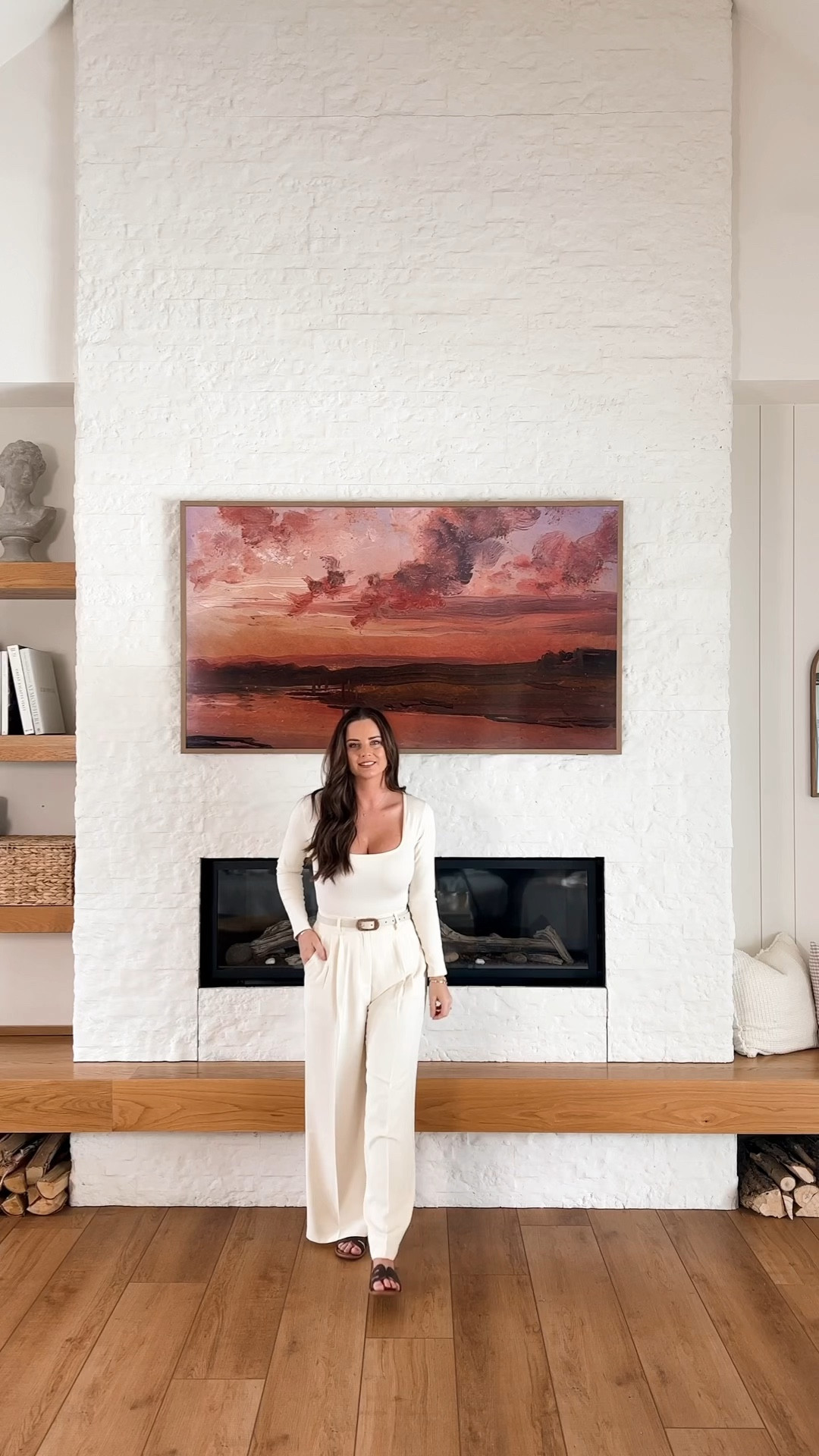 Wearing M in shirts and Smalls in pants  Neutrals for spring. Sweatpants & wide leg pants paired with the viral waist snatching bodysuits. Amazon finds. 

#LTKsalealert #LTKunder50 #LTKstyletip