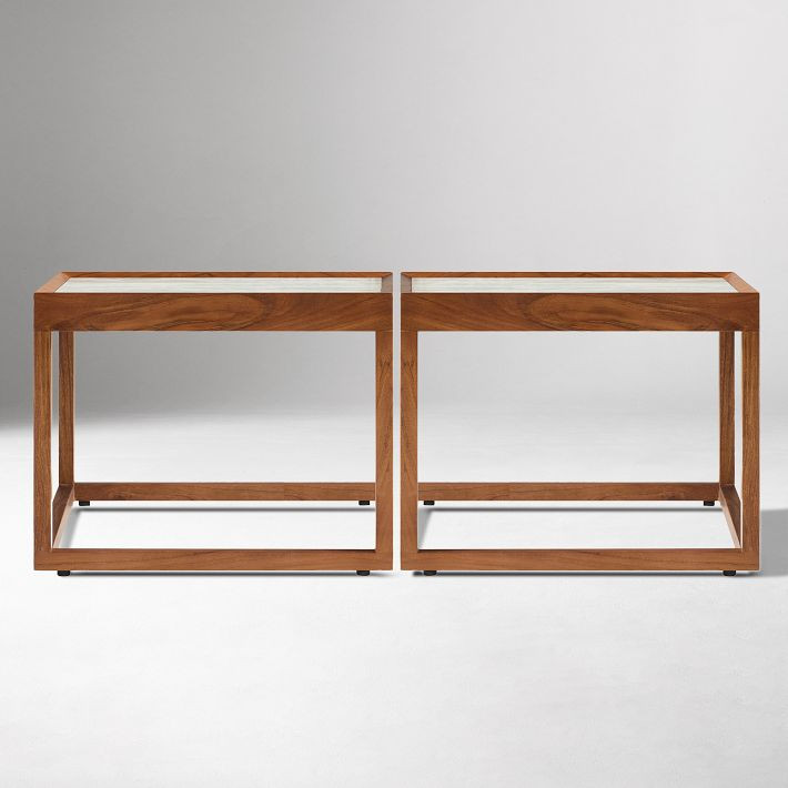 Lucetta Natural Stone Bunching Coffee Table (22"–44") | West Elm (US)