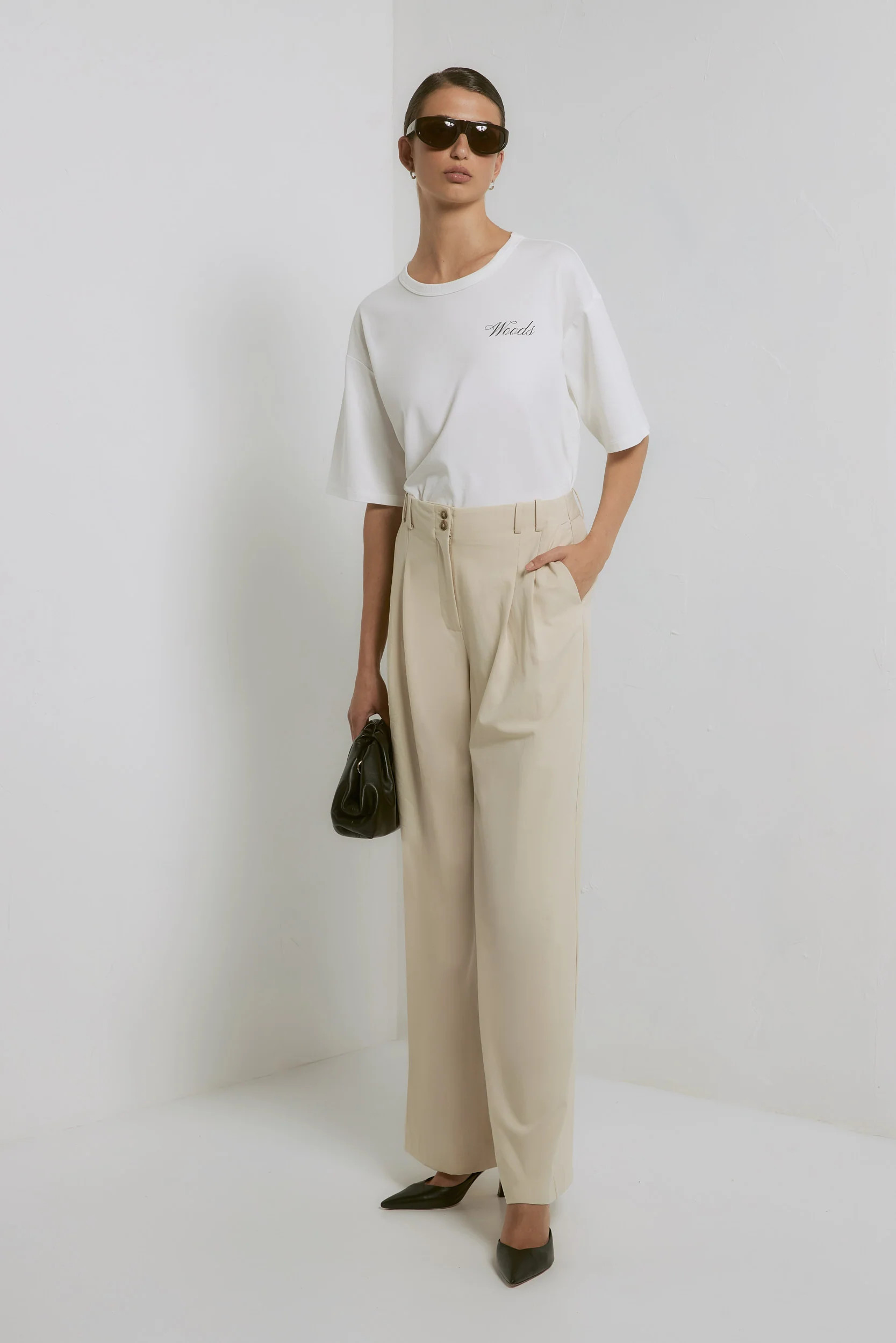 Club Woods Tee IN WHITE | T-SHIRTS | VIKTORIA & WOODS | Viktoria & Woods