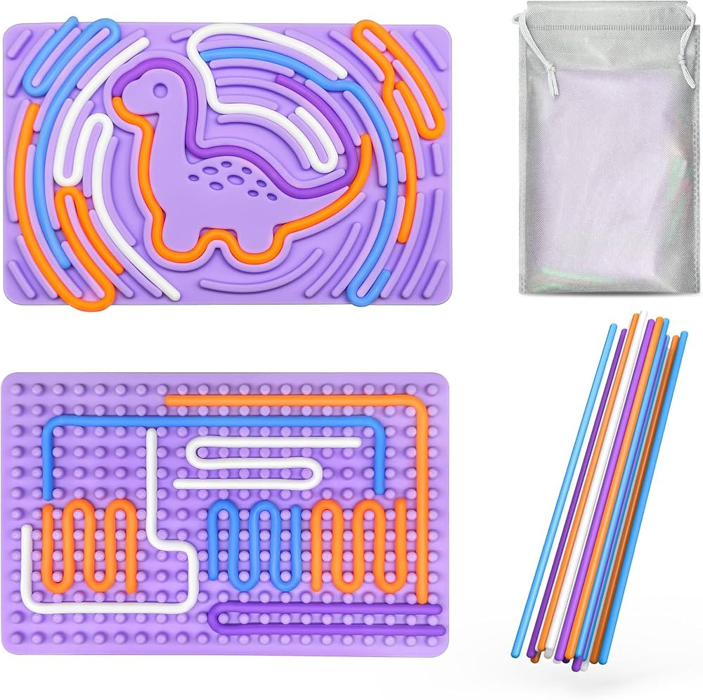 Sensory Activity Board Fidget Toys for Calming Anxiety ADHD Autism Sensory Toys for Kids with Aut... | Amazon (US)
