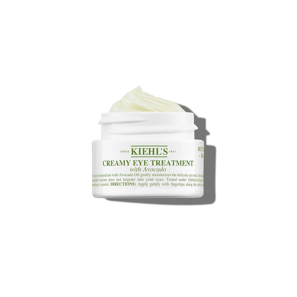 Kiehl's Avocado Eye Treatment, Nourishing and Hydrating Eye Cream, Avocado Oil and Caffeine to En... | Amazon (US)