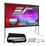 Elite Screens Yard Master 2, 110-inch Outdoor Indoor Projector Screen w/ Stand 16:9, Fast Easy Sn... | Amazon (US)
