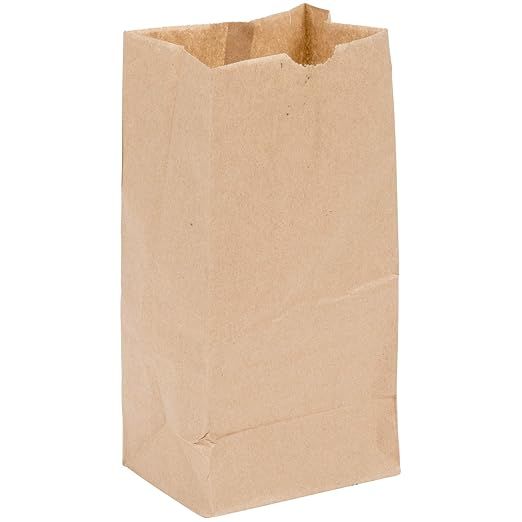 Perfect Stix - Brown Bag 4-100 4lb Brown Paper Lunch Bags - Pack of 100ct | Amazon (US)