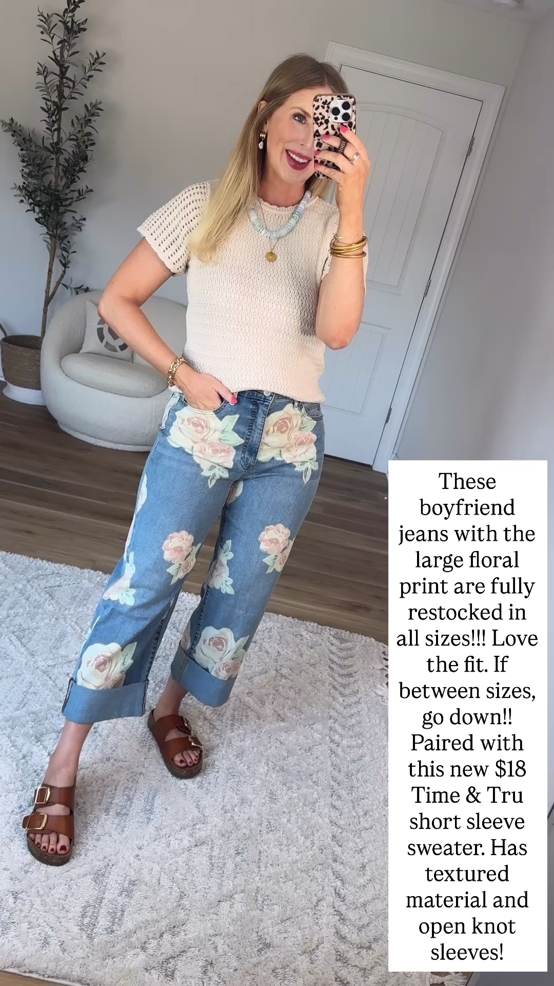 Walmart outfit, floral jeans

#LTKootd #LTKmomlife