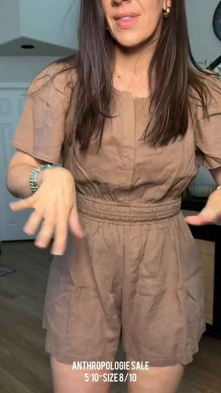 Use code MEGHAN20 
In a medium linen romper, Anthro sale, linen outfit, vacation outfit, midsize spring to summer style, casual outfit, spring outfits, summer outfits, everyday outfit, mom outfit

#LTKMidsize #LTKSaleAlert #LTKSeasonal