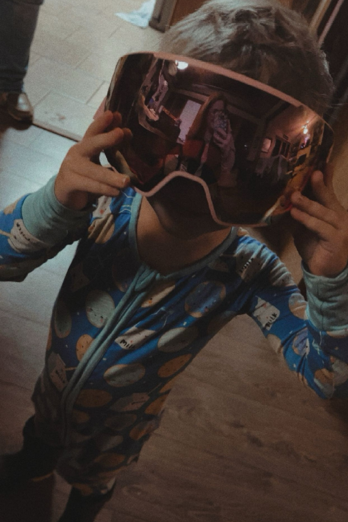 I’d say he’s ready to hit the slopes 🏂