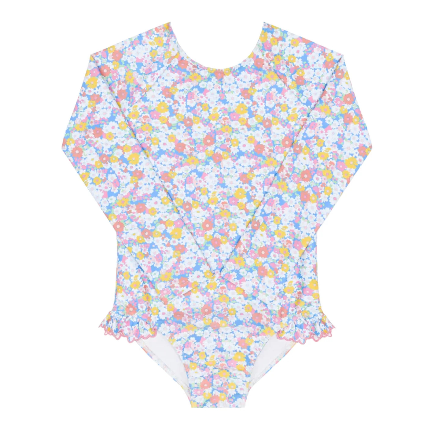 girls jasmine blossom rashguard one piece | Minnow