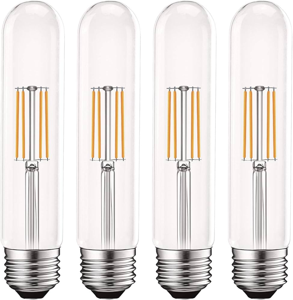 LUXRITE Vintage T9 LED Tube Light Bulbs 60W Equivalent, 2700K Warm White, 550 Lumens, Dimmable Ed... | Amazon (US)
