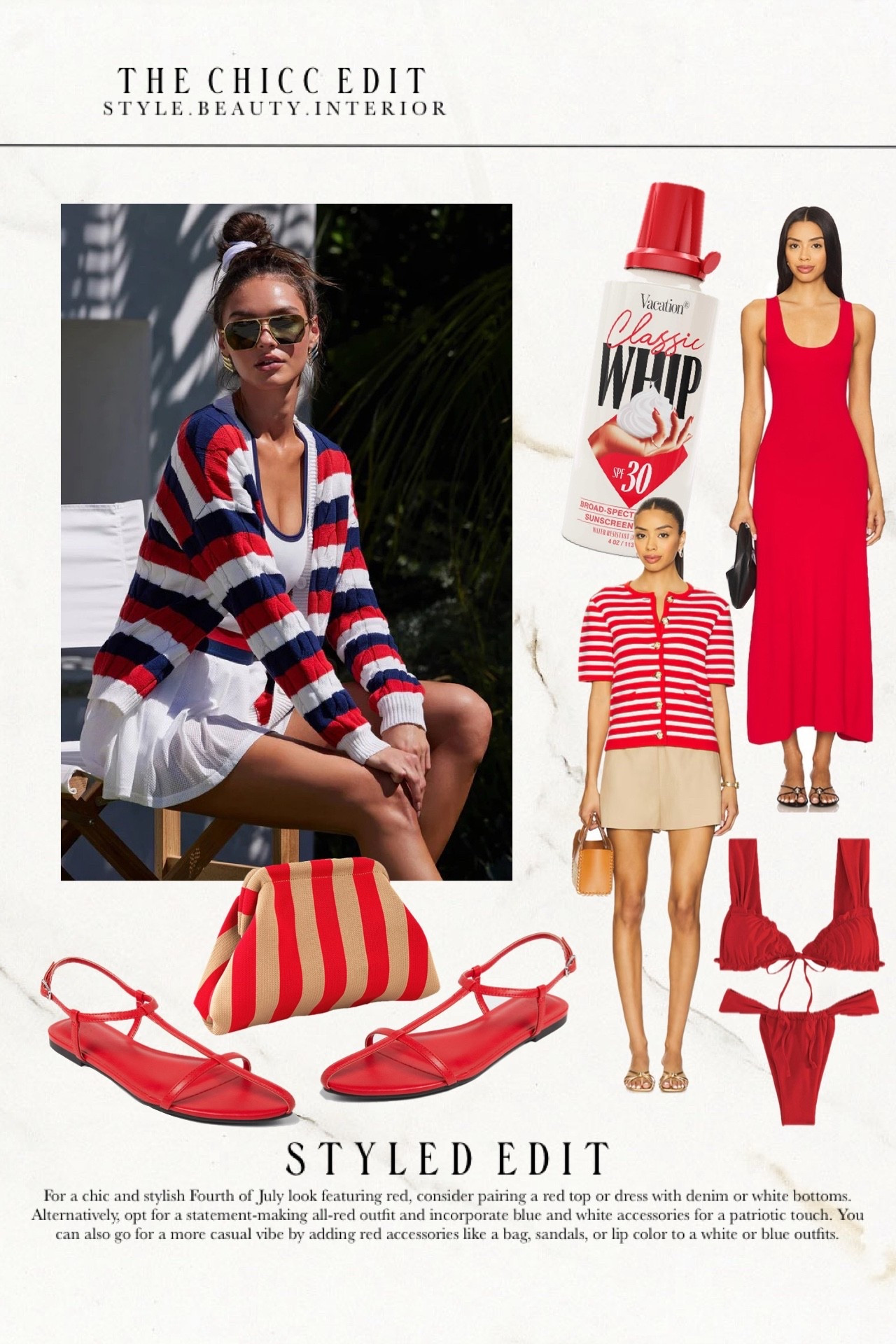 Styled edit 🌹

#swimsuit #clutch #cardigan #dress tote bikini hair-clip coach socks jelly flats strappy flats 

#LTKSwim #LTKOver40 #LTKootd