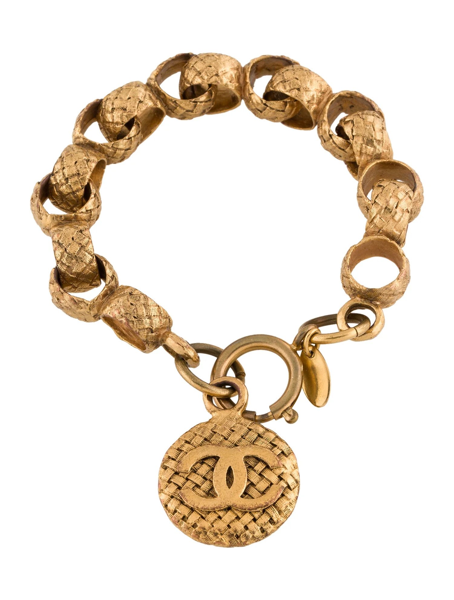 Vintage Logo CC Charm Bracelet | The RealReal