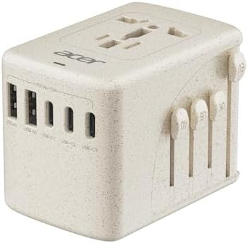 Acer Universal Travel Plug Adapter - International Power Adapter with 5 USB Ports (3 USB C) 5.8A,... | Amazon (US)