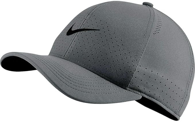 Nike Drifit AeroBill Classic 99 Golf Flex One Size All Gray Cap hat | Amazon (US)
