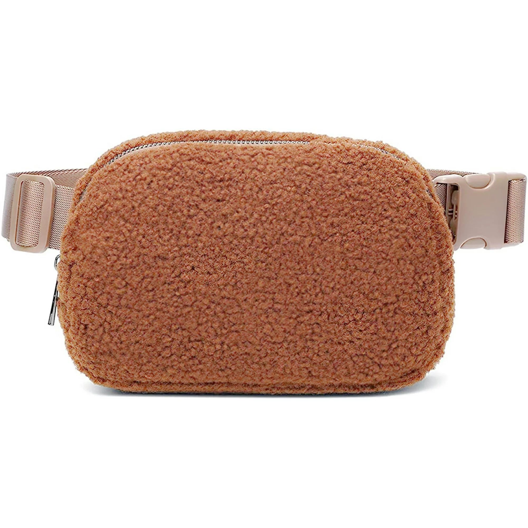 Fleece Belt Bag for Women, with Adjustable Strap | Walmart (US)