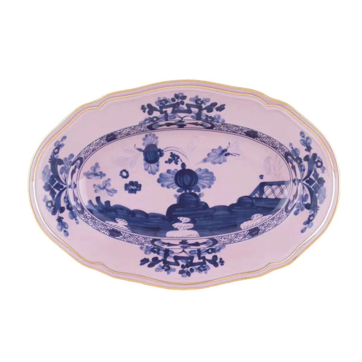 Oriente Italiano Oval Platter in Azalea | Over The Moon