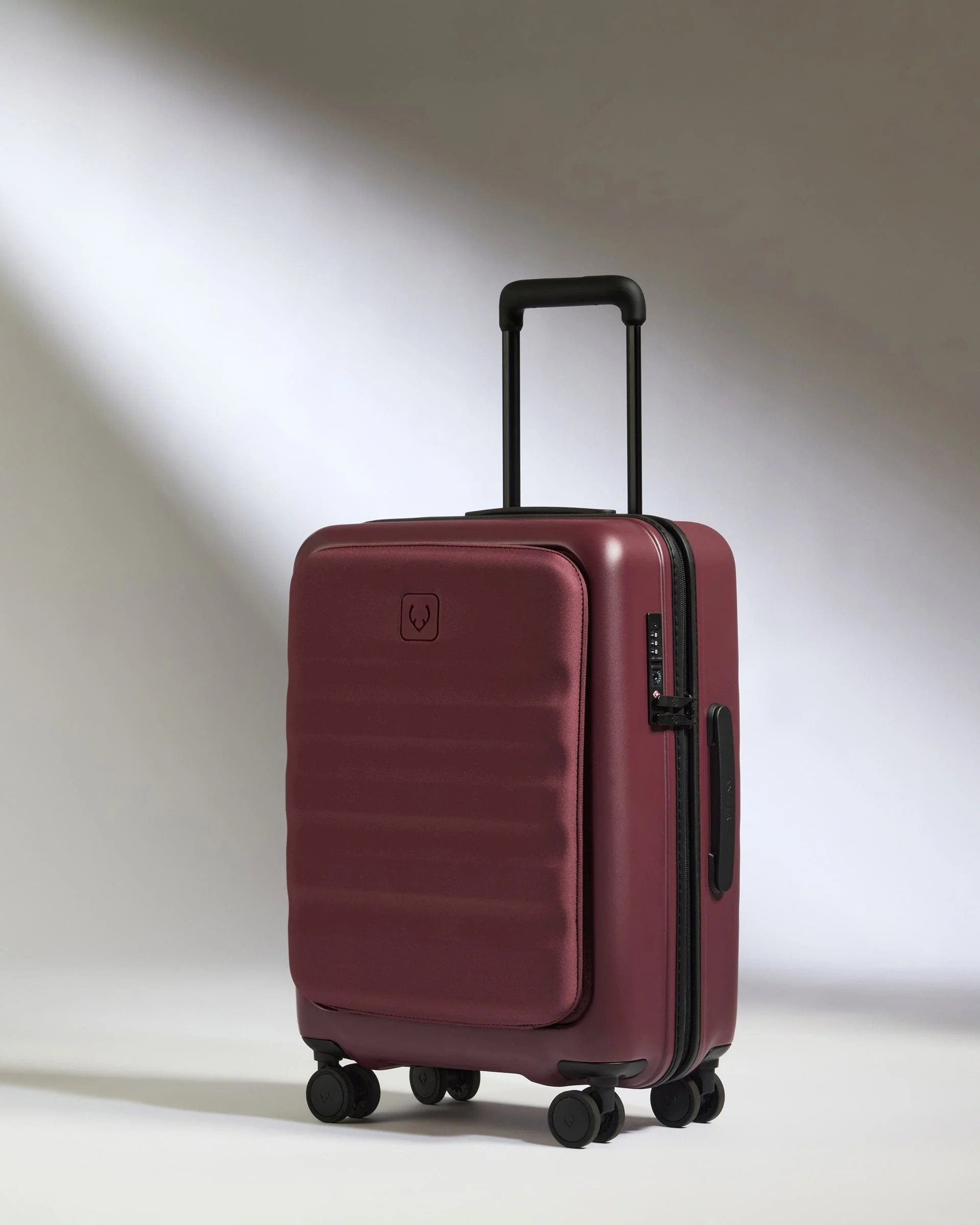 Cabin with Pocket Suitcase in Red - Icon Stripe | Hard Suitcase | Antler UK