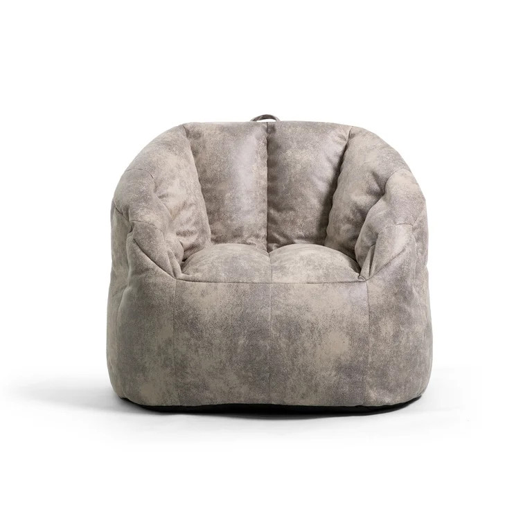 Big Joe Milano Large Bean Bag Chair, Blazer 3ft, Cement - Walmart.com | Walmart (US)