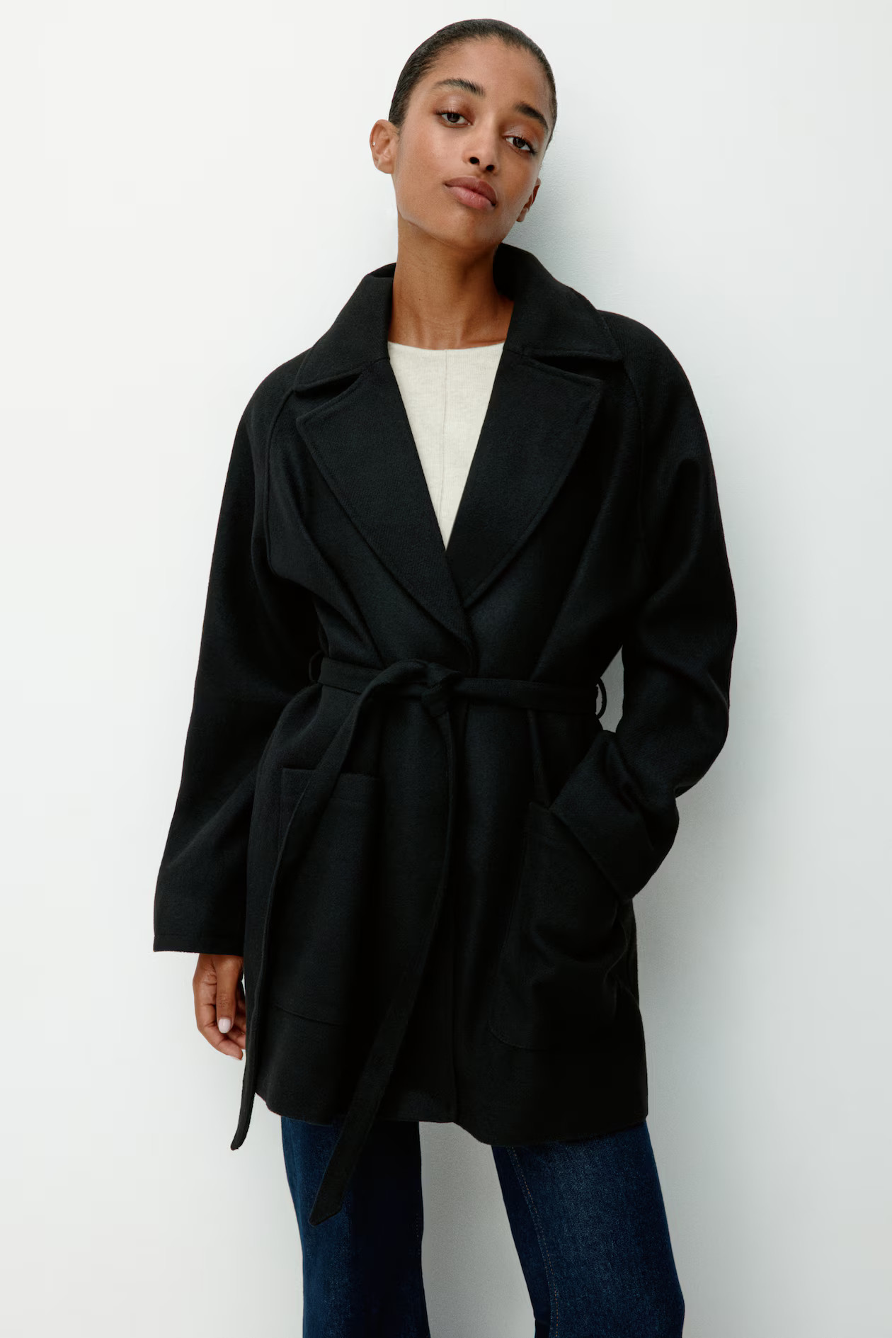 Tie-belt coat | H&M (UK, MY, IN, SG, PH, TW, HK)