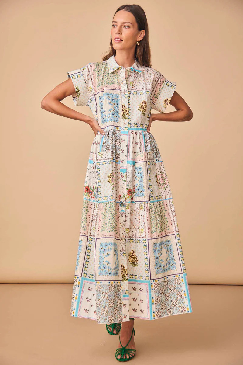 Sarah Dress | Midi Shirt Dress | Hunter Bell | Hunter Bell