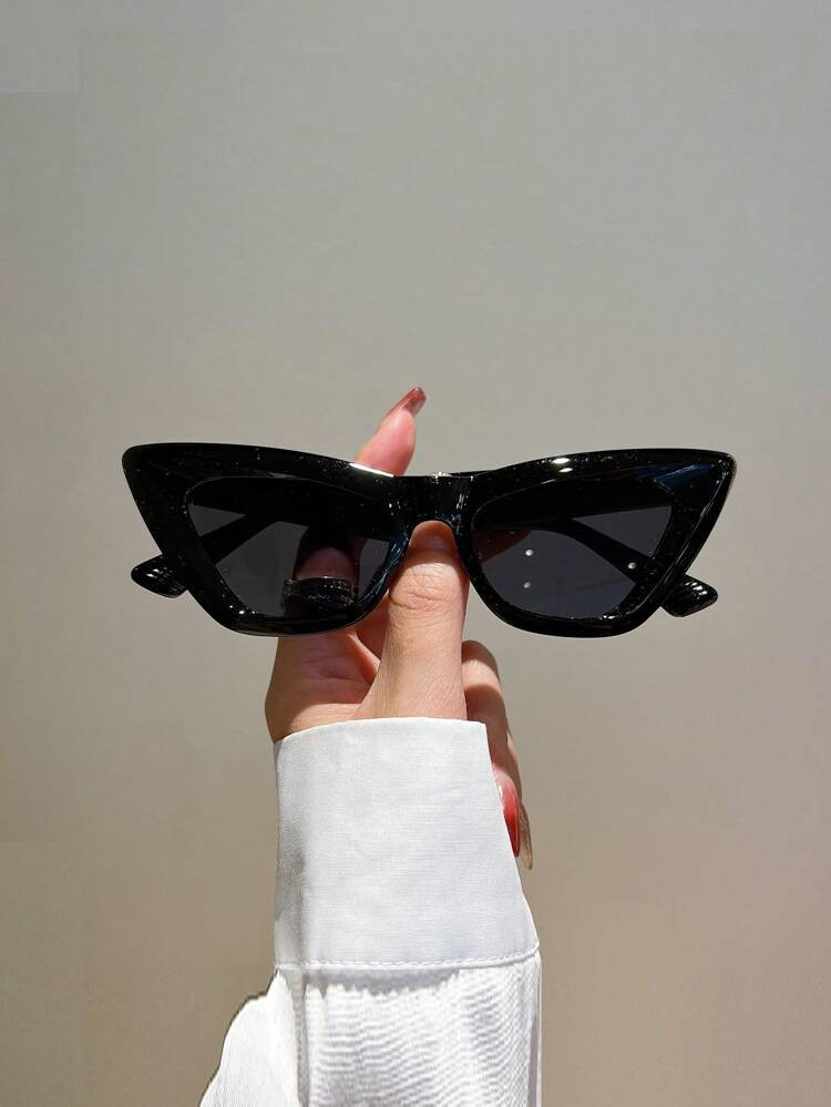 1pair Women Cat Eye Frame Fashion Glasses For Outdoor Travel | SHEIN