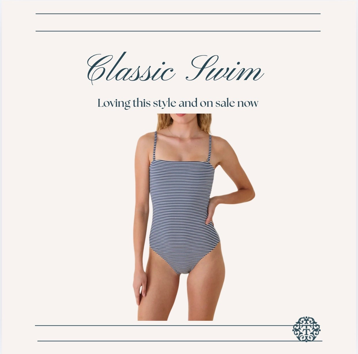 Classic stripe is perfect for swim season! s

#LTKOver40 #LTKMidsize