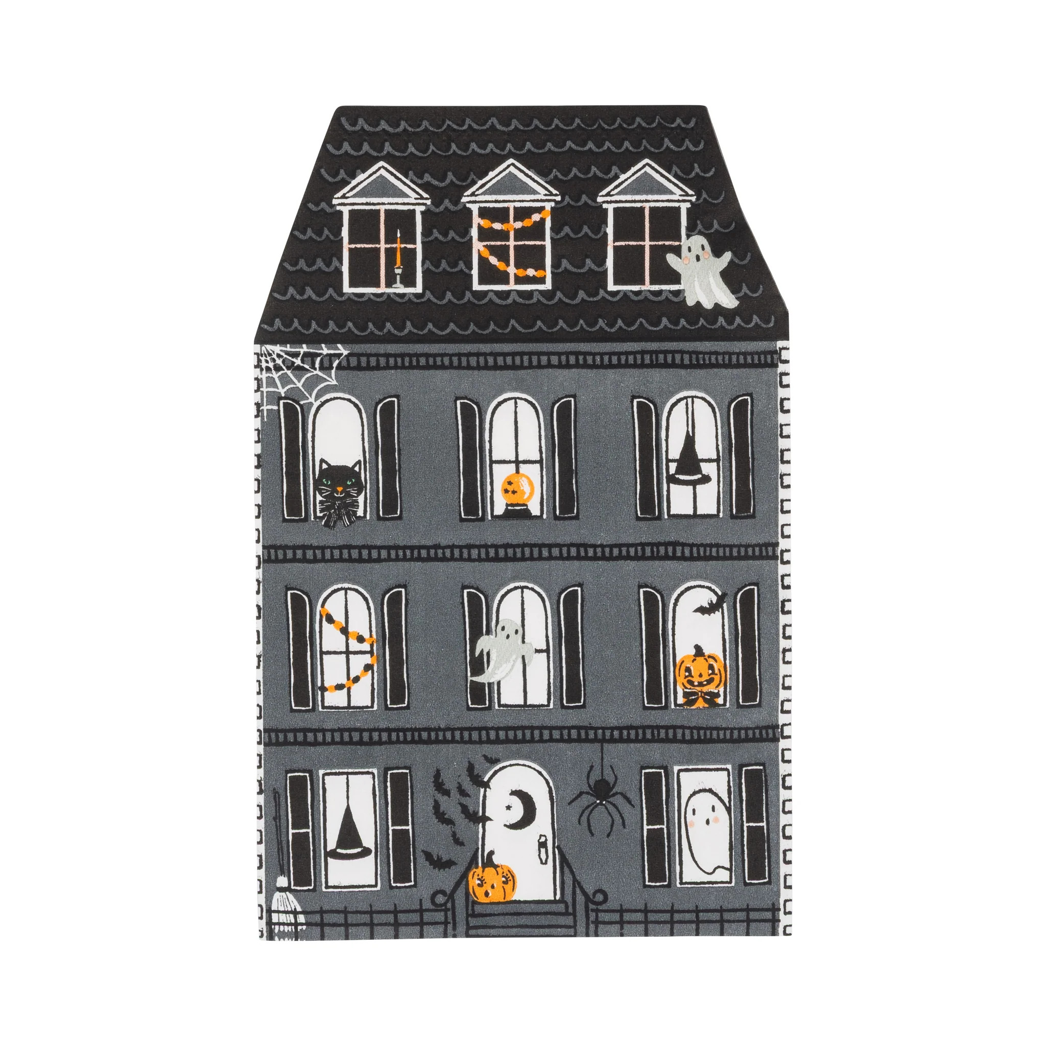 Spooky House Shaped Guest Napkin 24 ct | My Mind's Eye