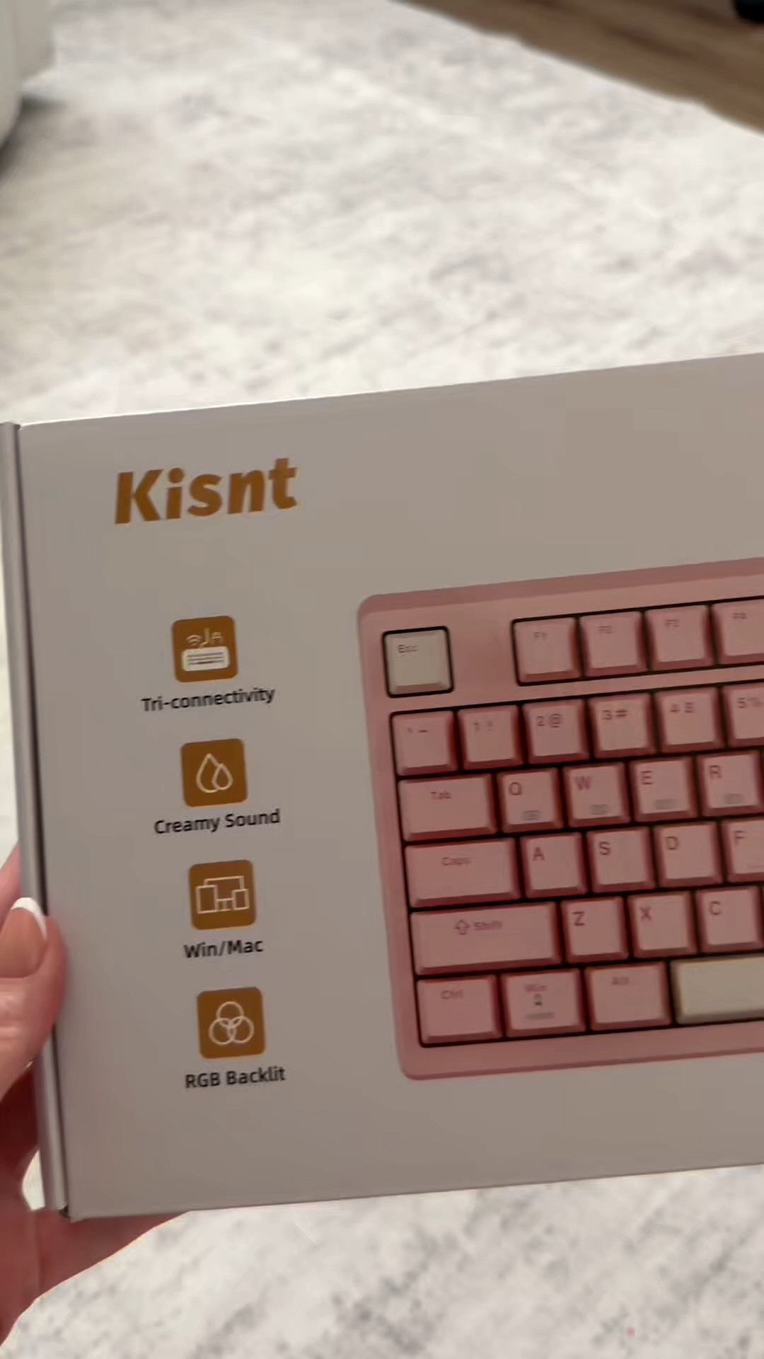 The clicky keys + the pink color 💗⌨️ Such a fun upgrade for my desk setup. It looks cute, sounds SO satisfying, and makes working at my desk a little more fun.

#LTKHome #LTKU #LTKmomlife