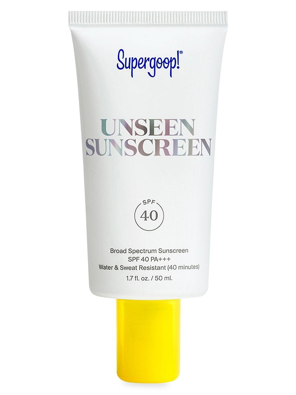 Supergoop! Unseen Sunscreen Broad Spectrum Sunscreen SPF 40 PA+++ - Size 1.7 oz. & Under | Saks Fifth Avenue
