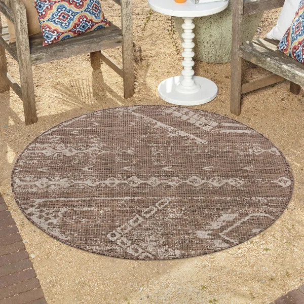 Brison Geometric Indoor / Outdoor Rug | Wayfair North America