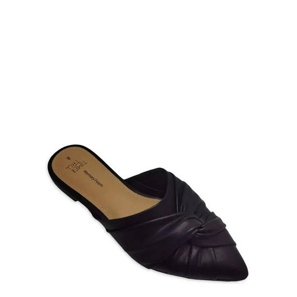 Time and Tru Women's Dress Twist Mule - Walmart.com | Walmart (US)