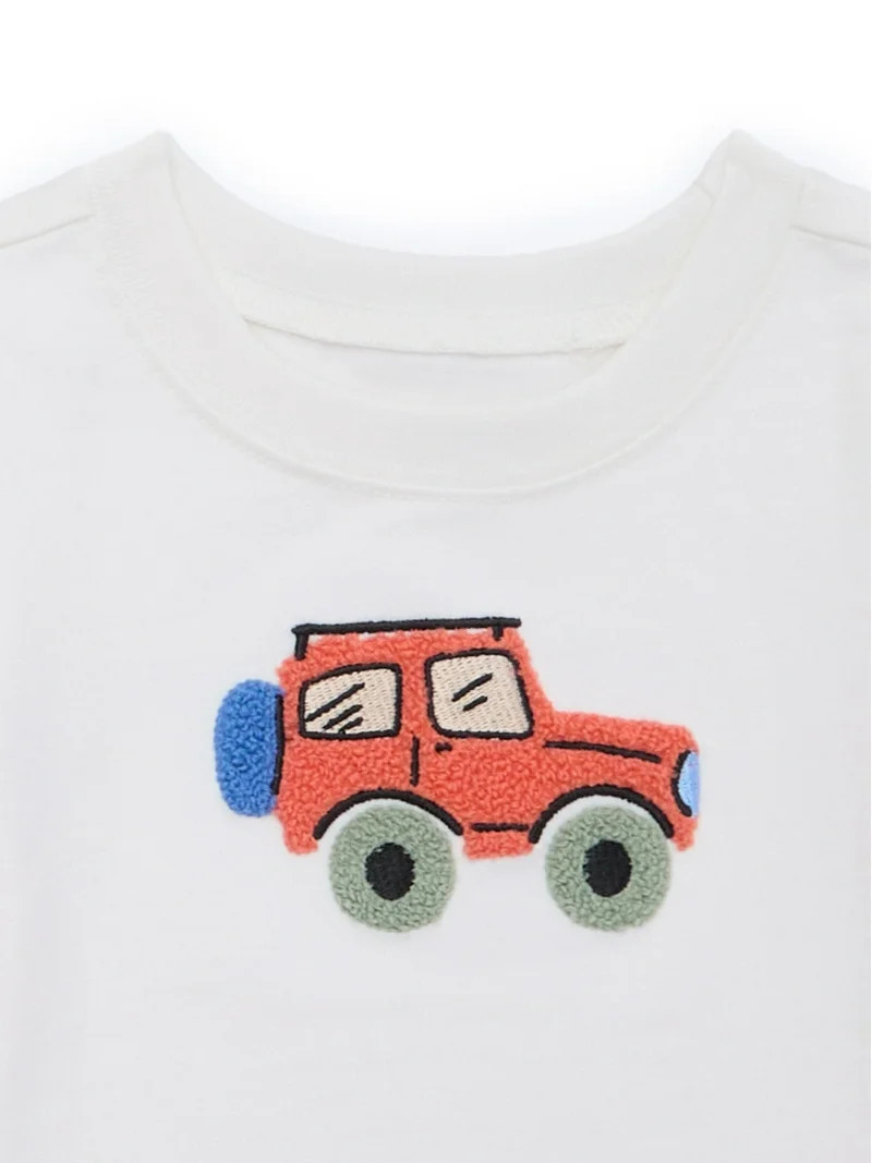 Garanimals Baby Boys' Chenille Graphic Tee with Short Sleeves, Sizes 0M-24M | Walmart (US)