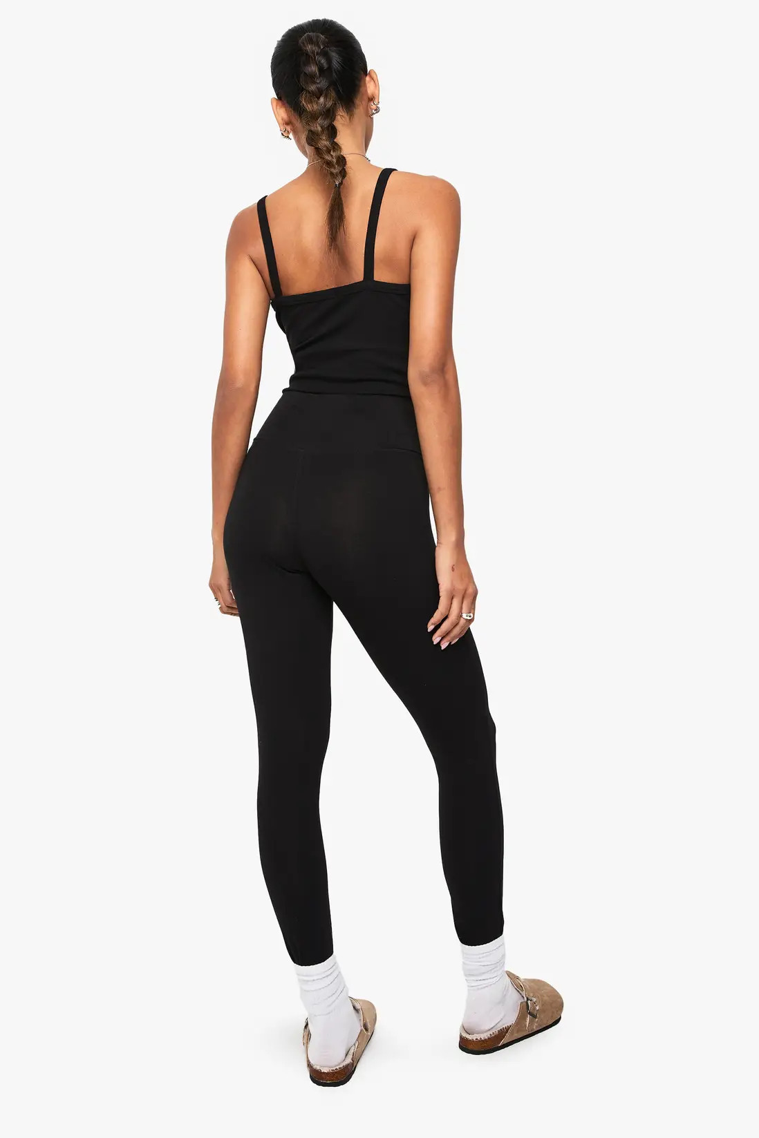 Basic High Waist Legging | Boohoo.com (UK & IE)