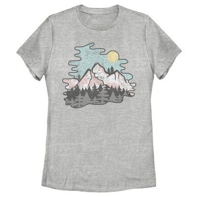 Women's Lost Gods Moonlight Mountains T-Shirt | Target