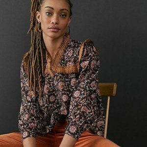 Anthropologie Sera Ruffled Blouse NEW | Poshmark