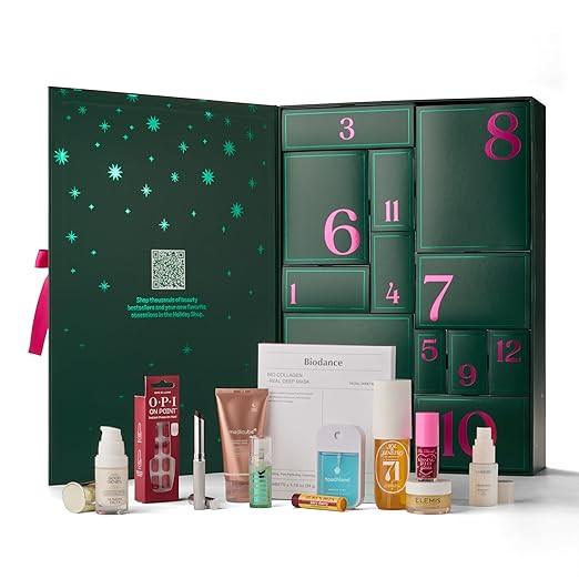 Amazon Beauty Advent Calendar | Exclusive 12 Days of Beauty 2025 | 8 Full-Size and 4 Mini-Size Fa... | Amazon (US)