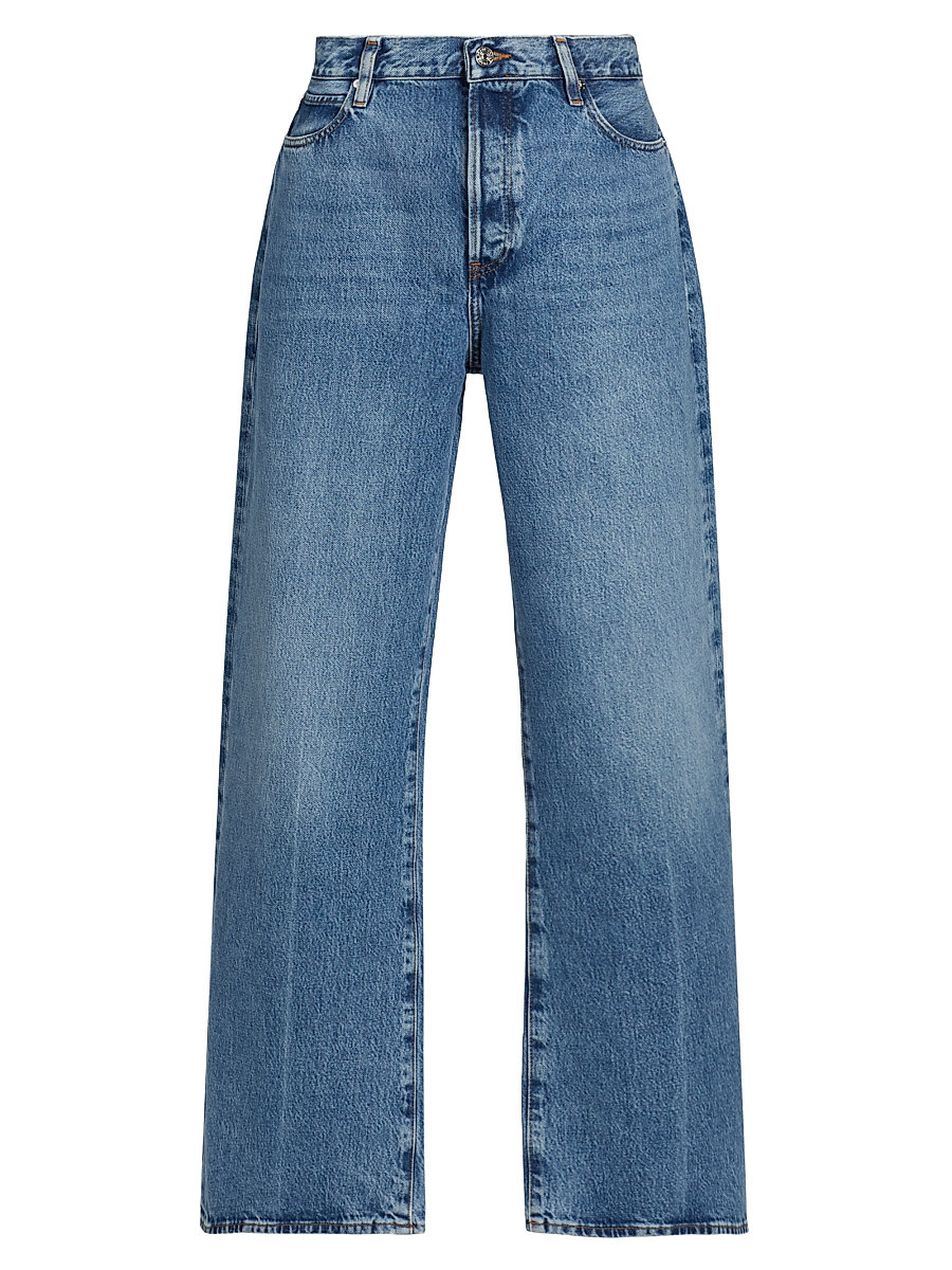 Women's The Loose Wide-Leg Jeans - Rundown - Size 27 | Saks Fifth Avenue
