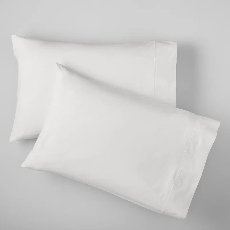 Emrik Brushed Organic Cotton Percale Sheet Set | Wayfair North America