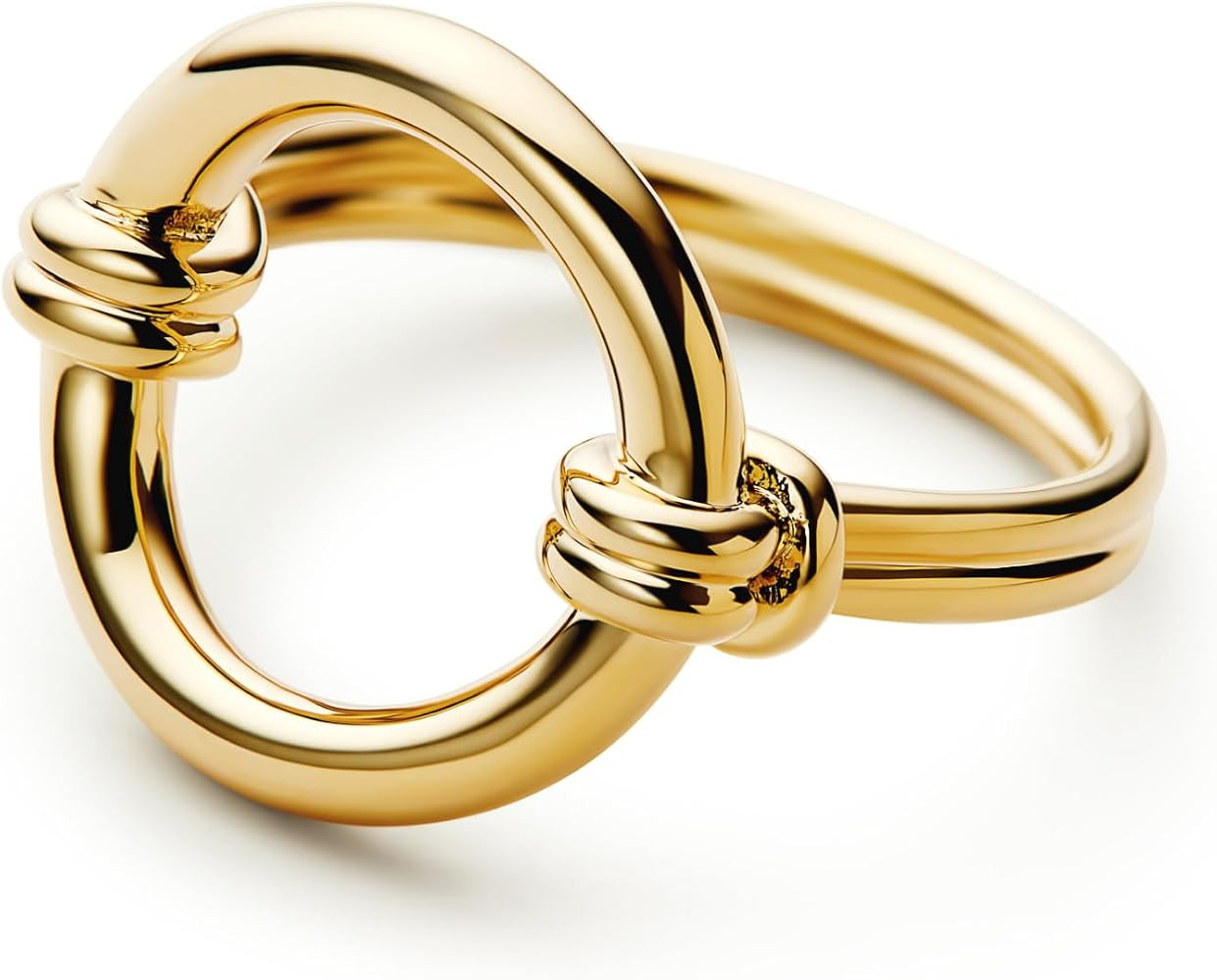 Ana Luisa 14K Gold Plated Remi Open Circle Ring for Women - Non-Tarnish | Amazon (US)