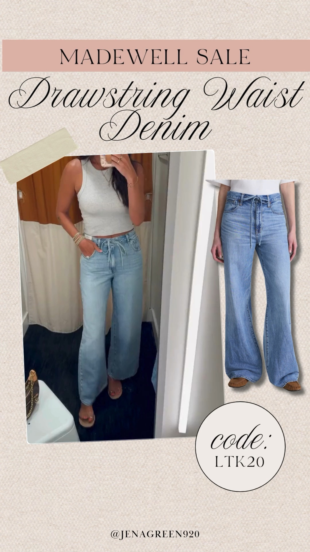 Madewell Sale use code: LTK20

Denim Jeans | High Waisted Denim | Wide Leg Jeans

#LTKxMadewell #LTKootd #LTKSaleAlert