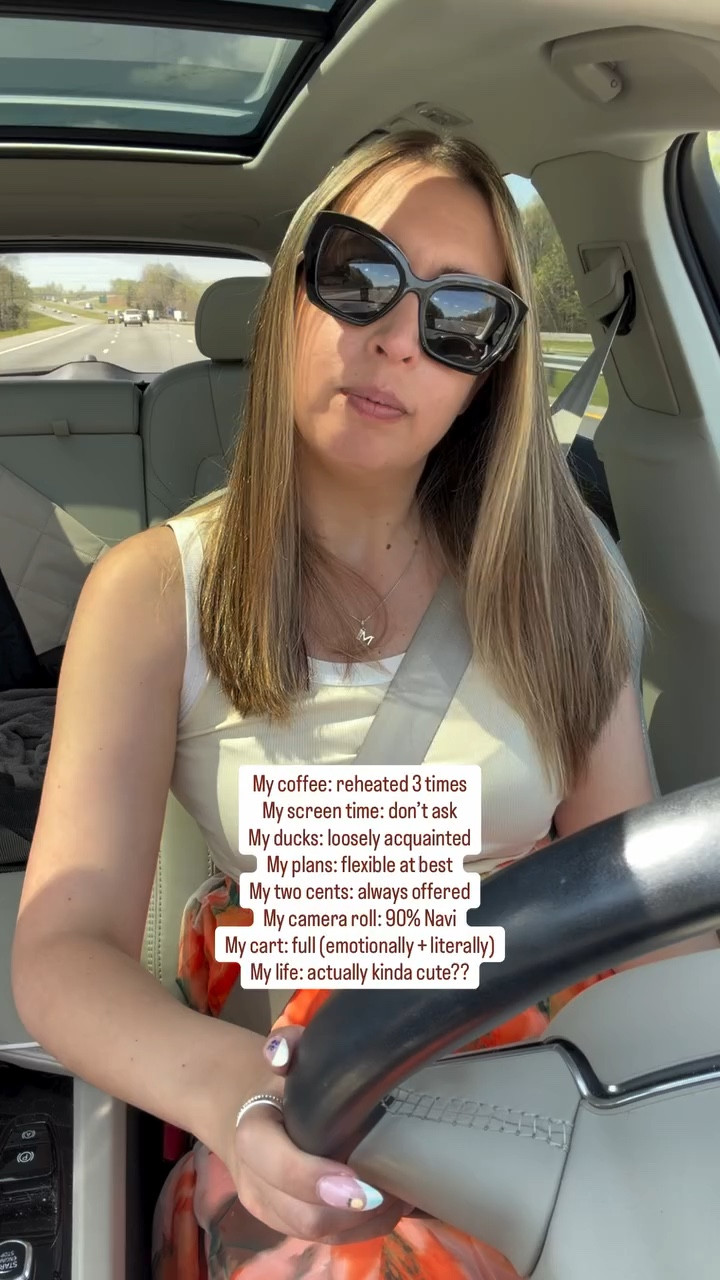 This is what I mean when I say “new month, new me” 🤍

I know everyone thinks I’ve lost my mind again… and honestly they might be right.
But my coffee’s warm (eventually), my cart is full, and my life is actually kinda cute right now.

We’re evolving. Casually. Slightly. With snacks in hand.

April, be nice to me pls.

cozy lifestyle | realistic routines | everyday life moments | dog mom life | casual outfit inspo