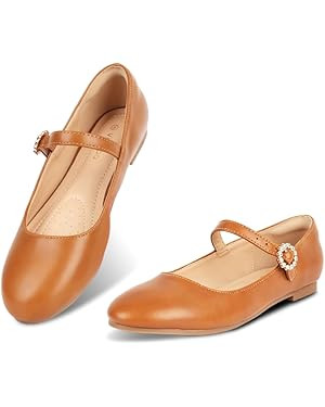 Viapipa Mary Jane Shoes Women Mary Jane Flats Mary Jane Flats Women Womens Mary Jane Shoes Womens... | Amazon (US)
