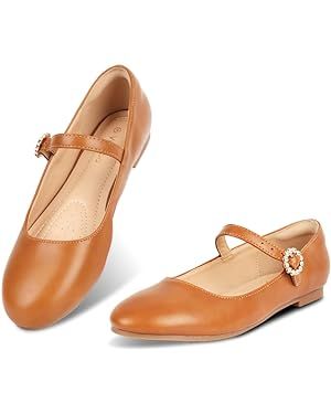 Viapipa Mary Jane Shoes Women Mary Jane Flats Mary Jane Flats Women Womens Mary Jane Shoes Womens... | Amazon (US)