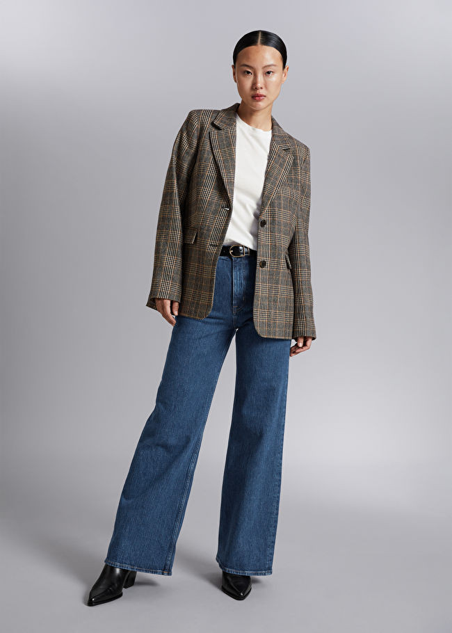 Fitted Checked Blazer | & Other Stories (EU + UK)